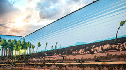 Mural in Laramie, Wyoming, 