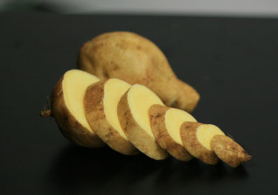 Potato sliced